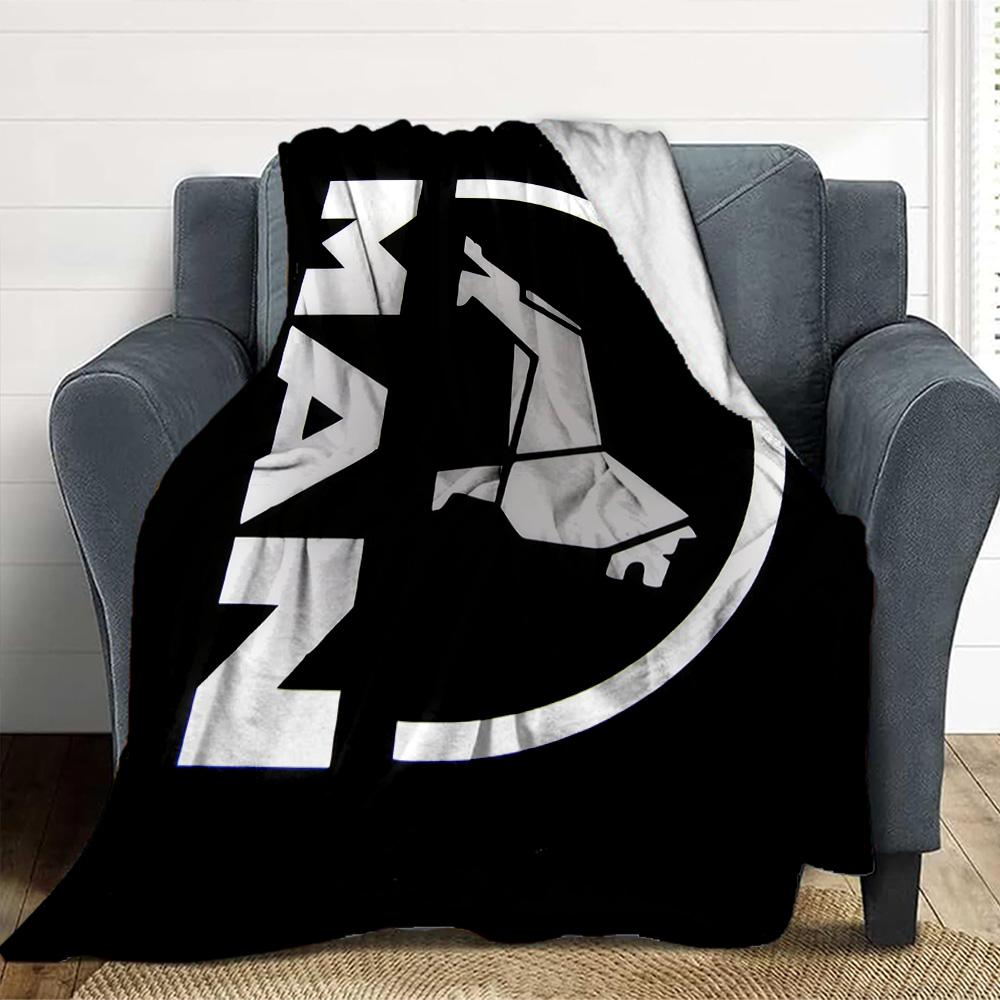 Man Logo Flannel Blanket Throw Blanket Soft Warm Sofa Bed Camping Car home Decor Unique Christmas Gift C9302682