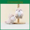 Fish Cuddle Cute Sea Otter Key Chain Cartoon Girl Backpack Pendant Decorative