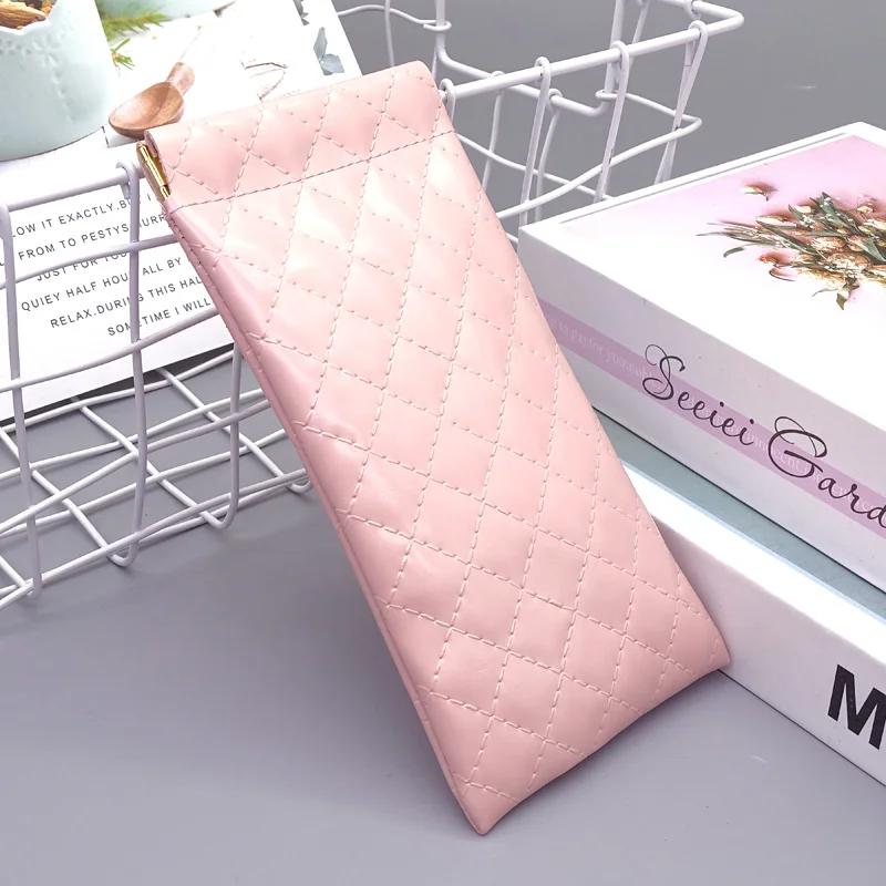 Fashion Pu Leather Sunglasses Bags Portable Soft Coins Lipsticks Storage Case Pouch High-Grade Waterproof Eyewear Mini Bag