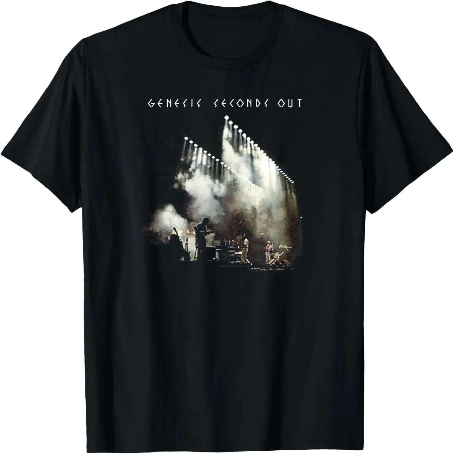 Genesis Rock Music Band Seconds Out T-Shirt,Quality short sleeves S