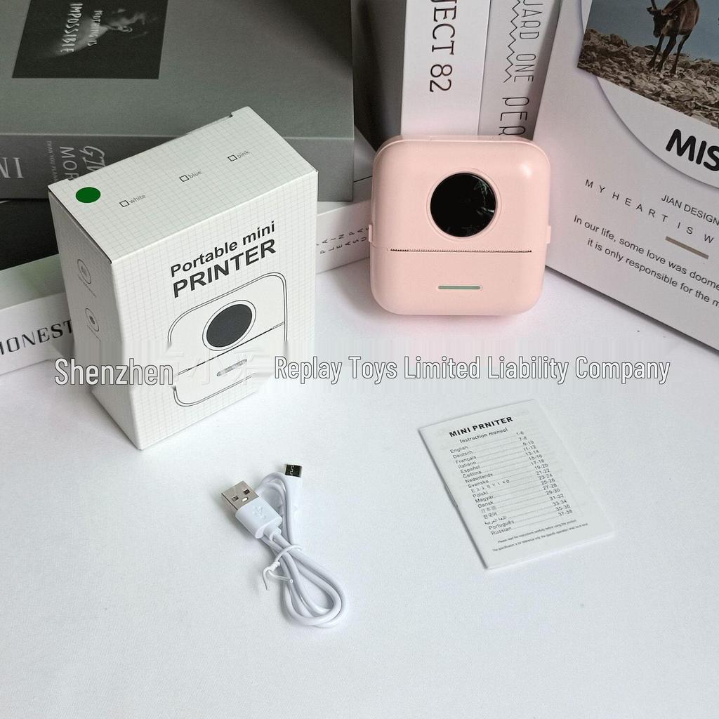 Portable Bluetooth Mini Printer for Students and Home Use