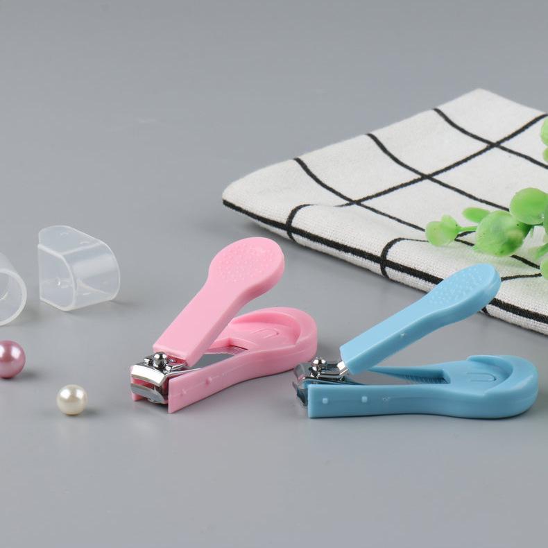 Baby Plastic & Stainless Steel Nail Clippers Repair Knife for Household Use