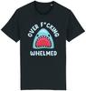 Unisex T Shirts Cotton Unisex T Shirt  for Unisex Slim Fit Tshirt Over Cking Whelmed Tshirt Funny Shark Joke Humour Stressed Gift Idea