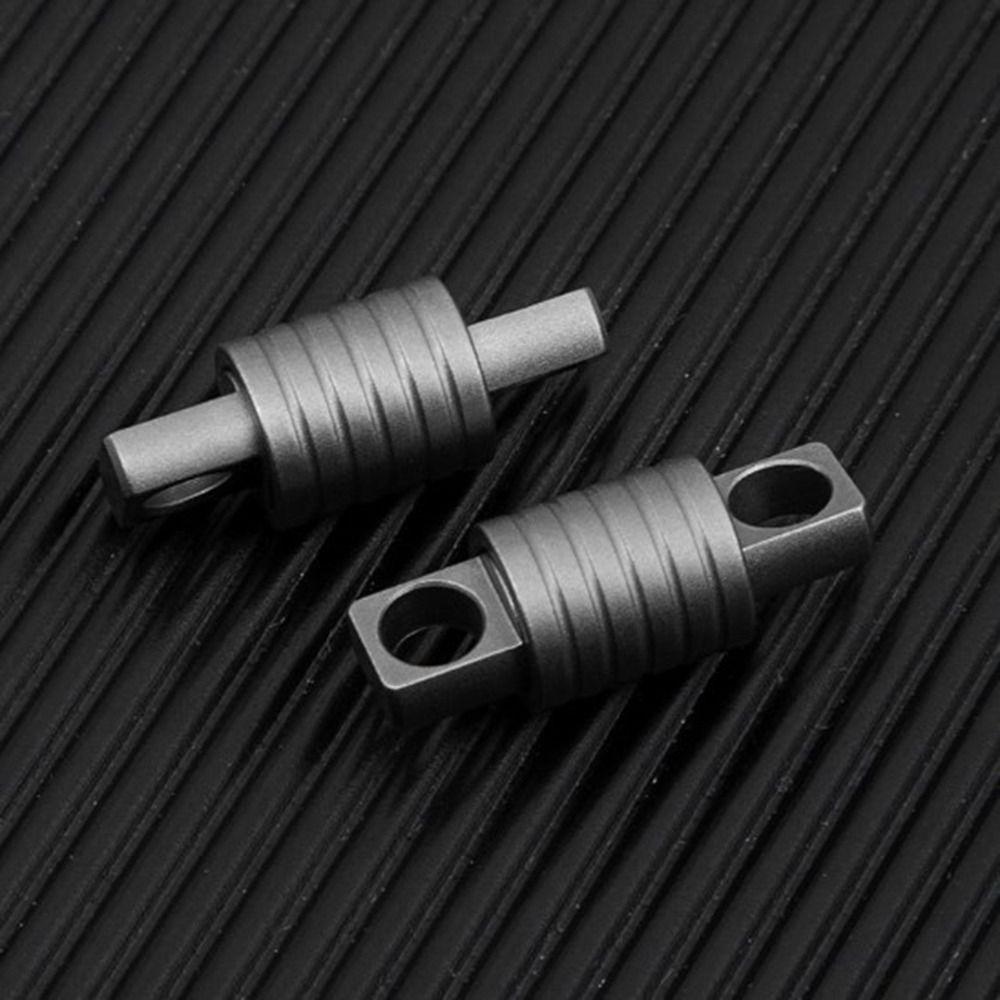 360° Rotatable Titanium Alloy Keychain Portable Keyring Keychain Accessories  Outdoor Small Tool