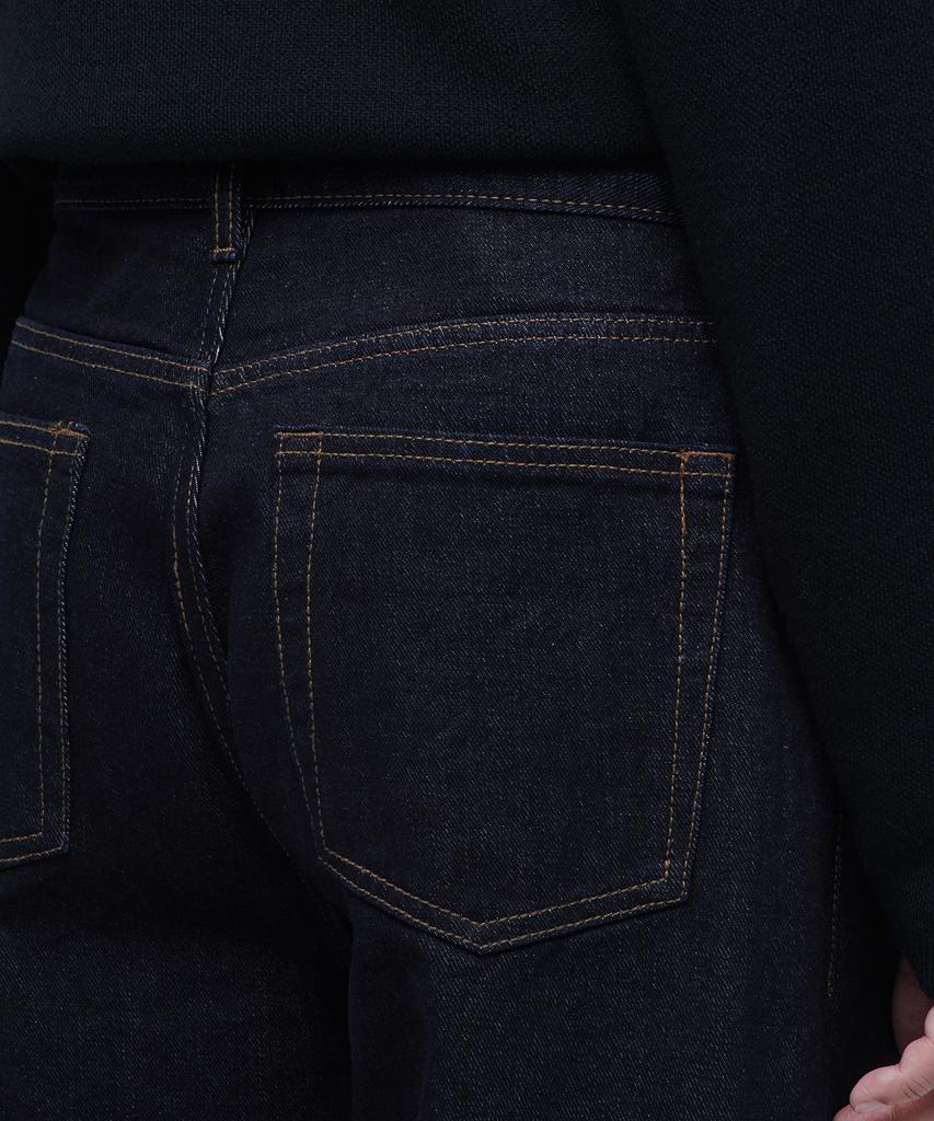 Musinsa Standard One-Tuck Loose Tapered Denim Pants [Deep Indigo]