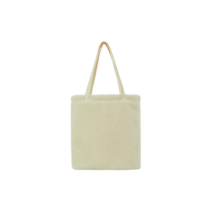 New Disney Sherpa Shoulder Bag Women's Beige 400060340069