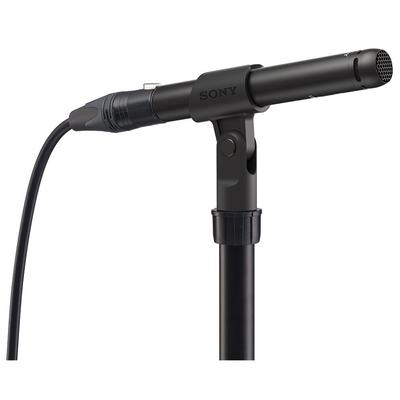 Sony ECM-100U Condenser Microphone, High-Resolution, Unidirectional, Made In Japan, for Recording Instruments