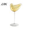 Sophisticated Bar Accessories Bird Shape Cocktail Glass, Lead-Free Borosilicate Glass Martini Goblet Cup, Elegant Drinkware for Weddings Creative Wine