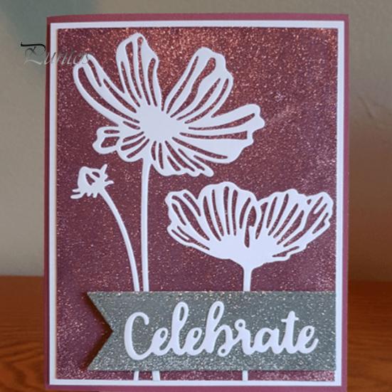 Metall-Stanzformen mit Blumenmotiv, zum Selbermachen, für Sammelalbum, Papier, Karten, Album, Dekoration