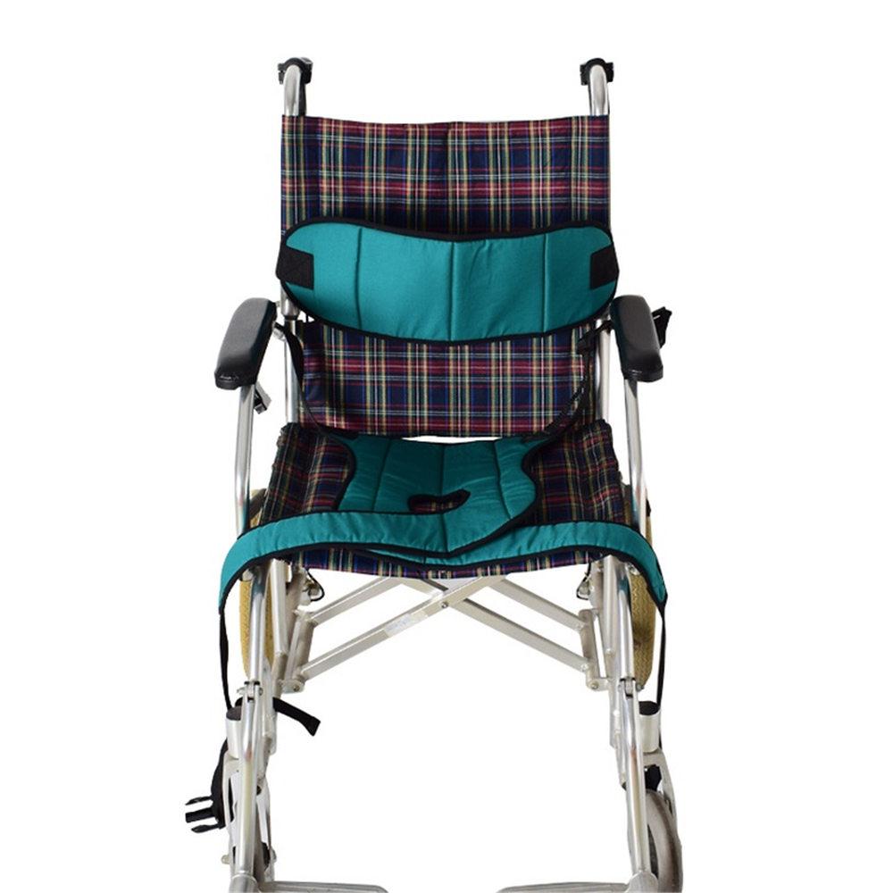 Adjustable Posture Corrector Wheelchair Safety Harness Elderly Patients Wheelchairs Seat Belt Leg Fixing Belt