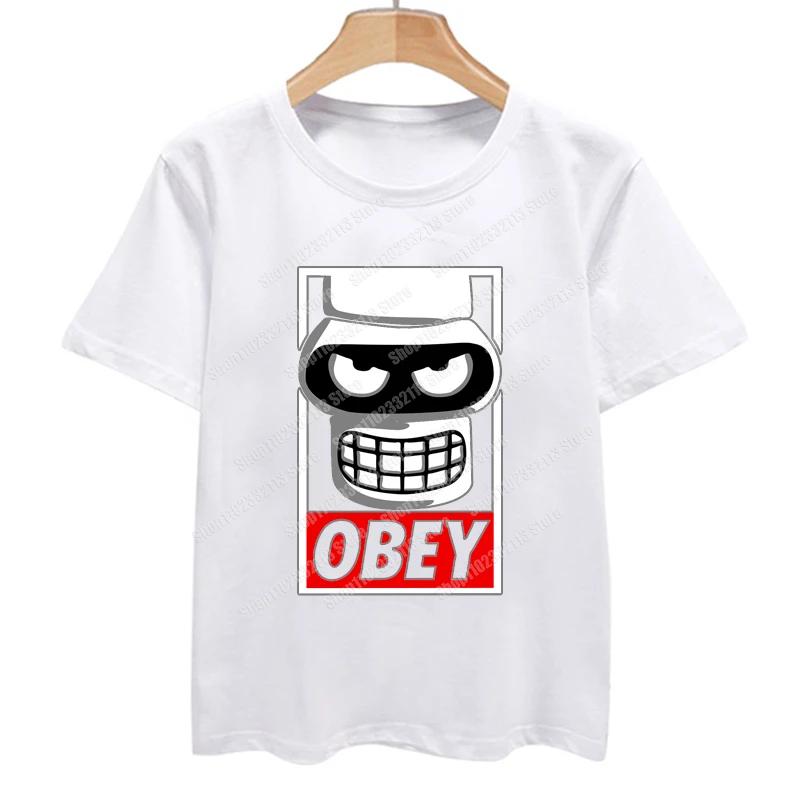 POSTER RETRO GESCHENK KUNST UK Streetwear Sommer Kurzarm T-Shirt Lustiges T-Shirt KILL ALL HUMANS T-SHIRT BENDER ROBOTER BIER FILM FERNSEHEN T-SHIRT