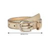 Unisex Teens Women Wide Belt Jeans Wear Resistant Belt for Dress Skirt Decors