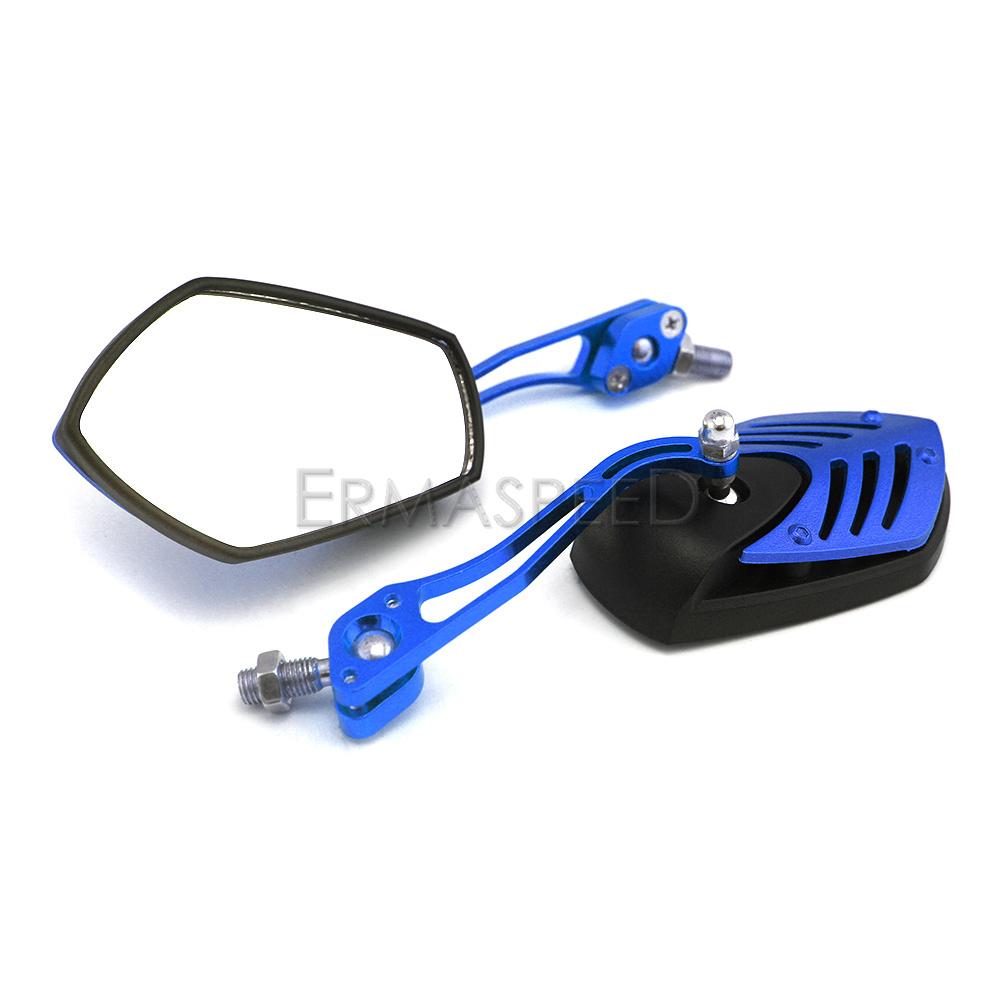 Oglinzi retrovizoare pentru motociclete Oglinzi retrovizoare laterale pentru ghidon universal reglabile de 22 mm pentru scuter E-bike