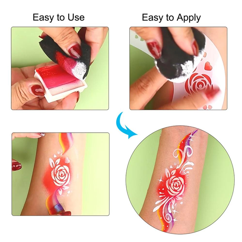 Facial painting sponge, art painting sponge, black makeup sponge block, water droplet semi-circular sponge