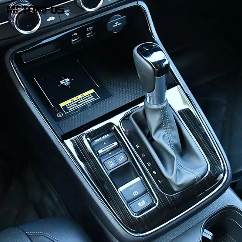 For Honda CR-V CRV  2024 2025 Carbon Fiber Center Console Gear Shift Box Panel Cover Trim Interior Accessories Car Styling