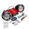 Pair Universal 12V Motorcycle Audio Bluetooth Remote Control Speaker Sound