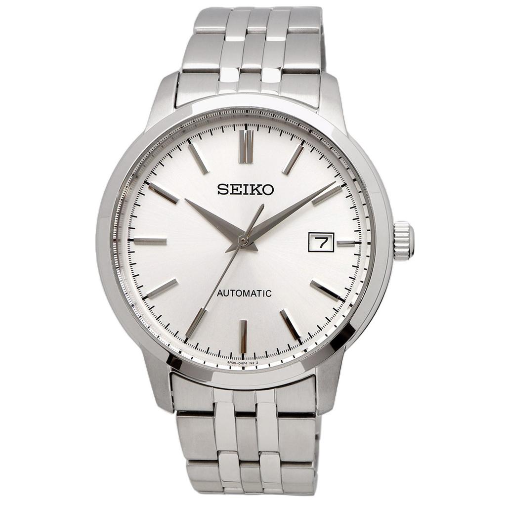 SEIKO ESSENTAILS Automatic Watch, Men's Watch, Silver, SRPH85K1