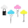 Magnetic Hooks Home Storage Holder Hooks Creative Cloud Shape Magnets Keys Securely Magnetic Hooks Wall-Mounted Key Holder Tools