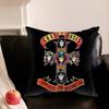 Band G-Guns-S N R-Rosess Pillowcase For Sofa Room Office Decor Printing Protector Cushion Cover Valentine Gift Custom