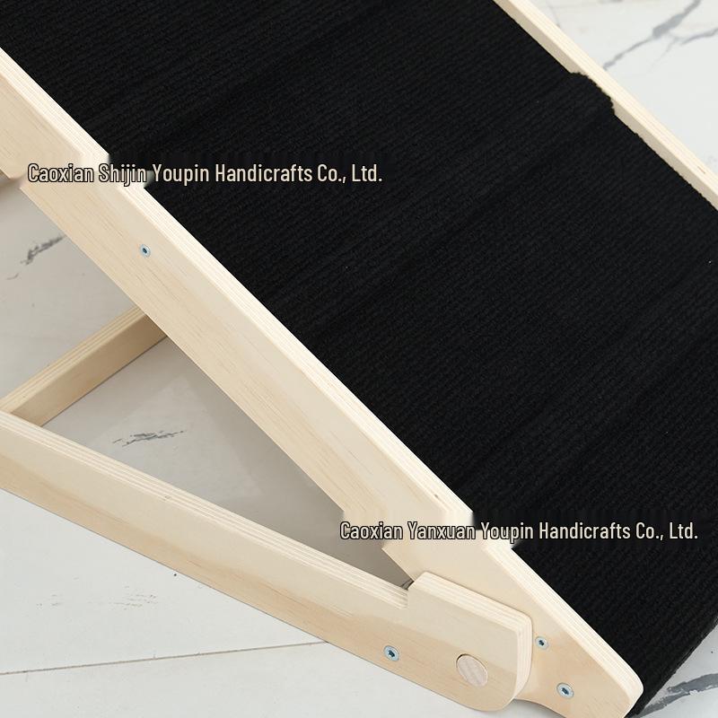 Adjustable Solid Wood Pet Climbing Ladder for Dogs
