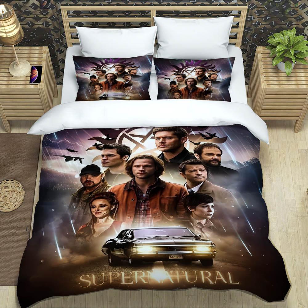 3D Supernatural Join the Hunt Bedding Sets exquisite bed supplies set duvet cover comforter set bedding set luxury birthday gift