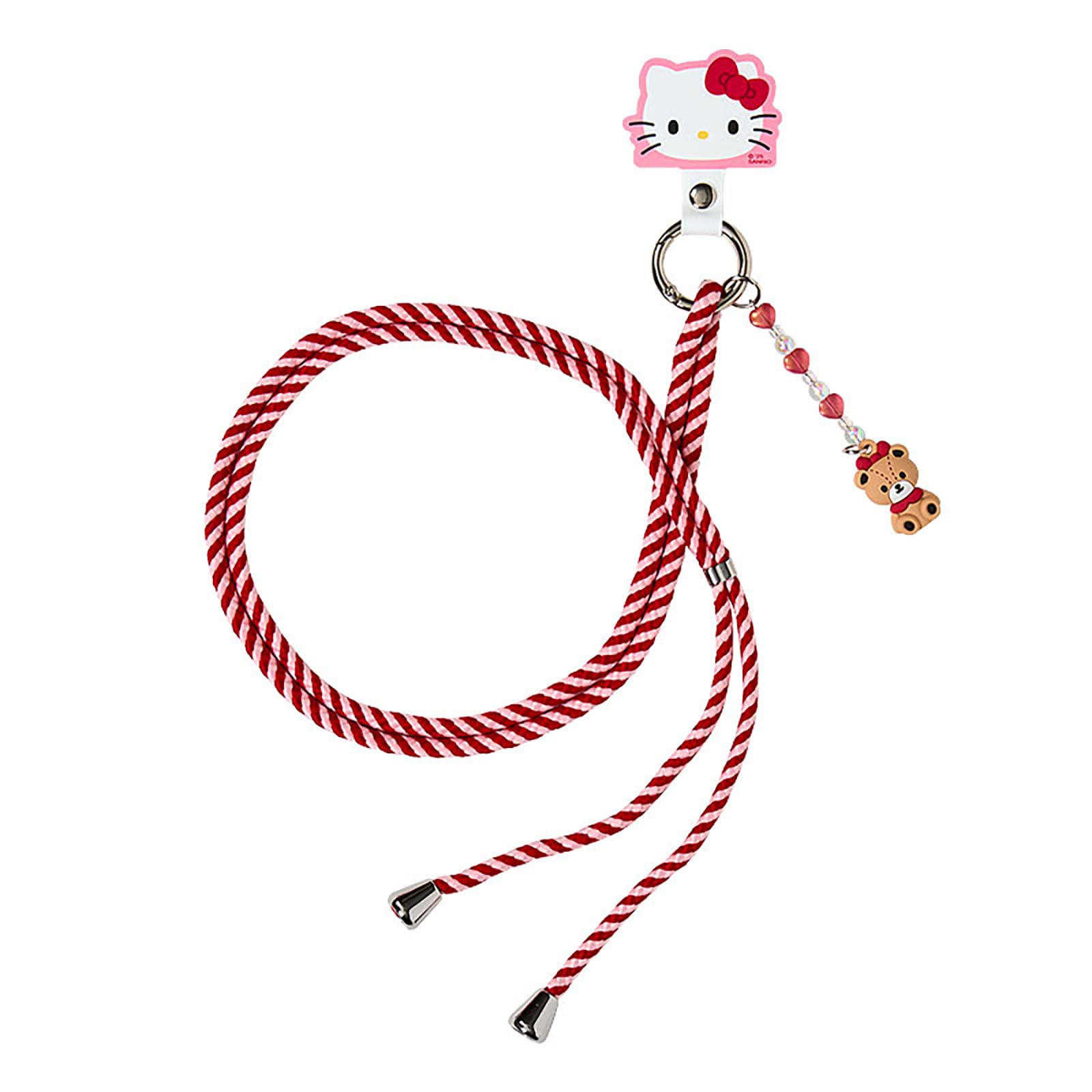 

Sanrio Hello Kitty Плечевой ремень и сталь (580996) - Полиэстер, ТПУ, Акрил, ПВХ,