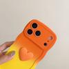 Gradient Color Wave Wrist Strap Case for IPhone 17 Pro Max Air 16 14 15 Plus 12 13 11 X XR XS Lanyard Love Heart Soft TPU Cover