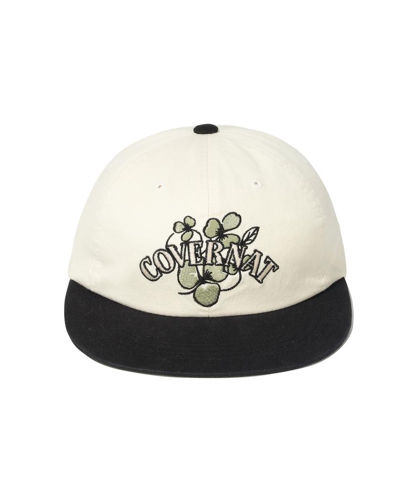 COVERNAT Clover Washed Cap Ivory