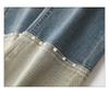 Women's High Waist Slimming Rolled Hem Denim Cigarette Pants - 2024 Autumn Fashion Straight Leg Crop