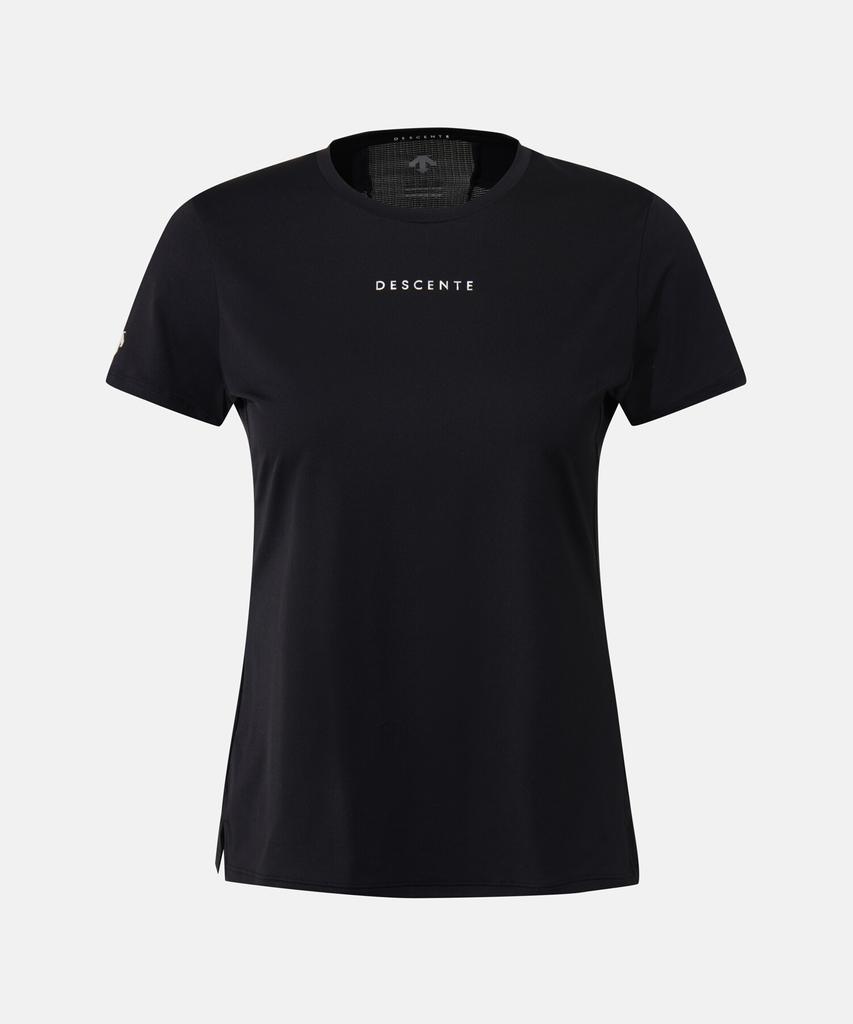 DESCENTE Women'S Cooling Slim Short Sleeve T-Shirt Black Sr212Pts41