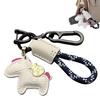 [Vibrly] Keychain Leather Horse 2026 Zodiac Sign Good Luck Bag