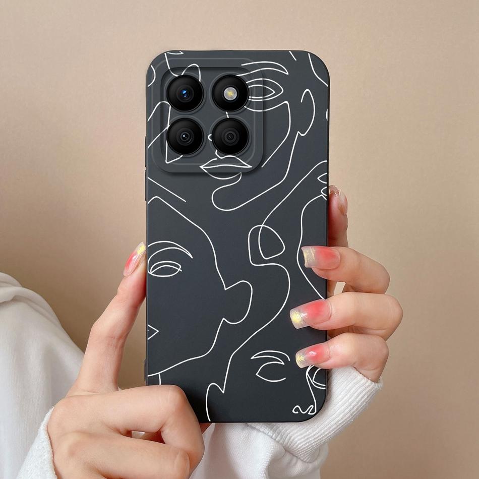 

For Honor X8b Phone Case Honor Case X8b New Design Liquid Silicone Full Coverage For HonorX8b Cover Funda Shockproof Bumper Capa Honor X8b