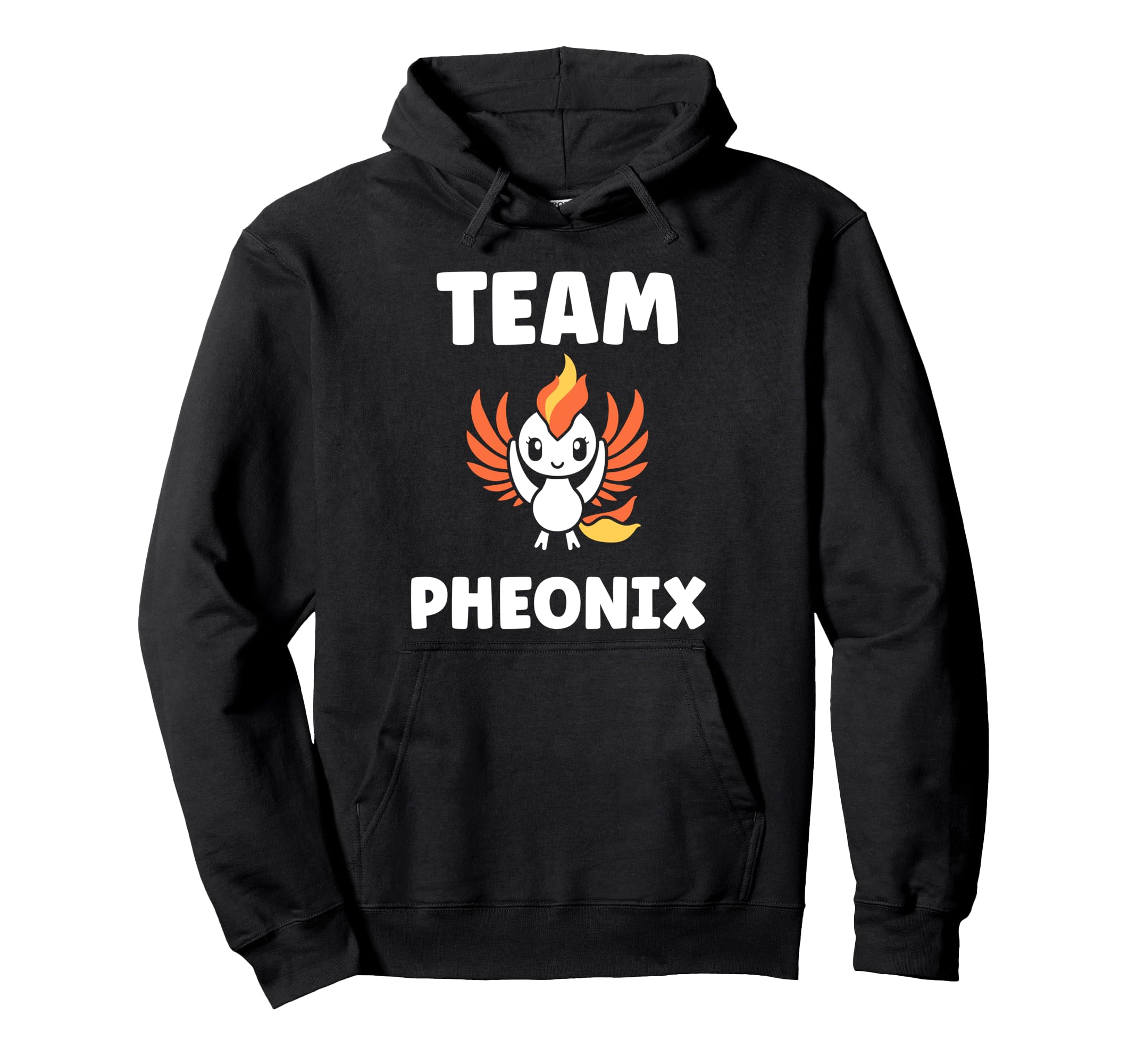 

Humor Phoenix Animals Simple Fire Bird Team Phoenix Hoodie чорний