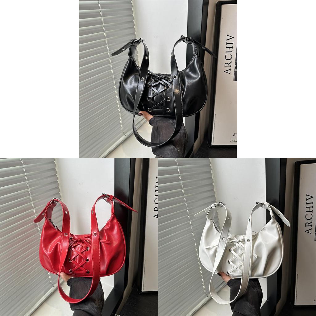 Minimalistická PU kabelka pod pazuchu so zapínaním na zips na mestské vychádzky