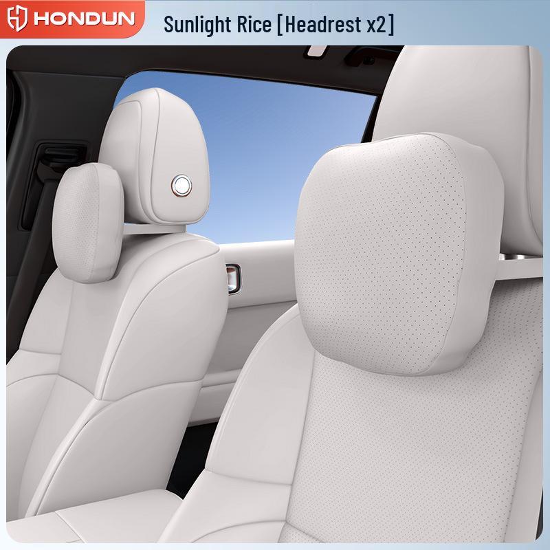 Complete Car Interior Modification Kit for Lynk & Co 08 EM-P: Headrest, Lumbar Support, Neck Pillow, and Waist Protection.