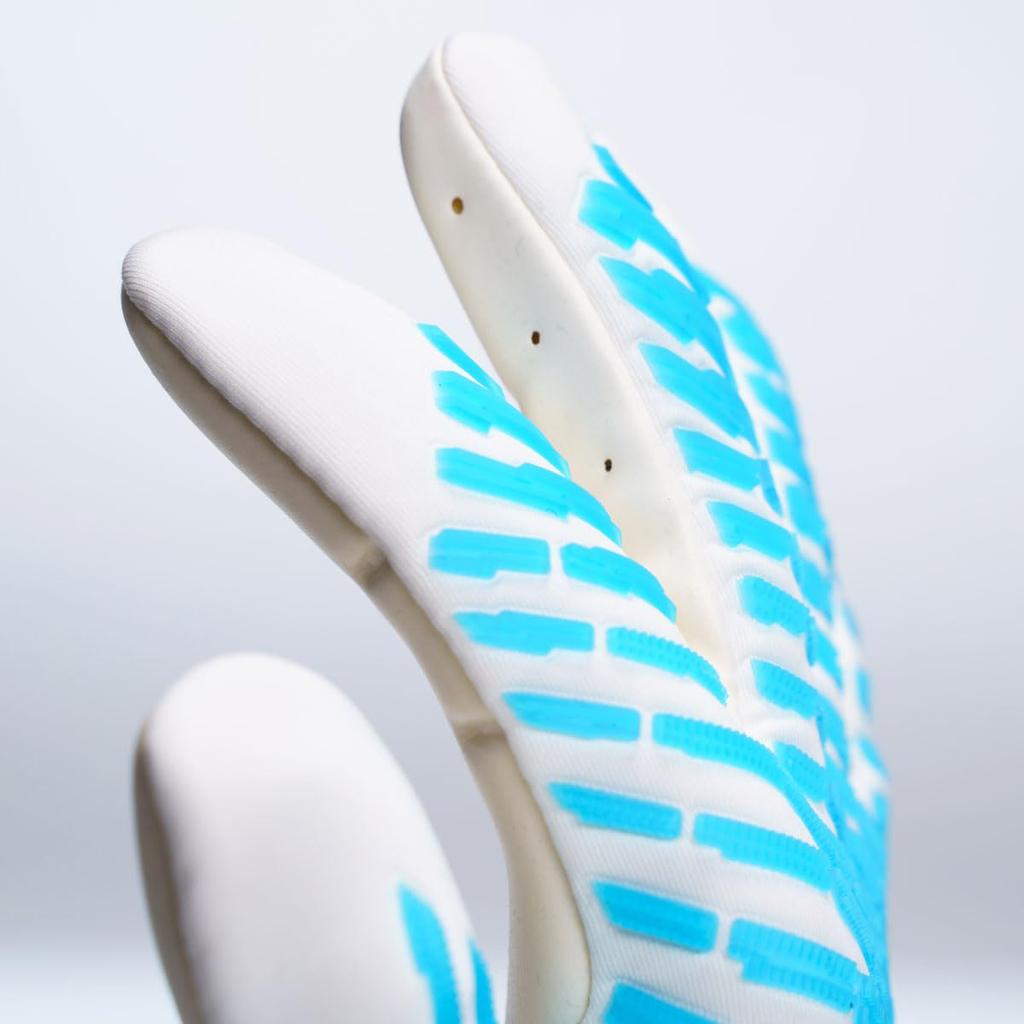 uhlsport Match Soccer Goalkeeper Cybertech Absolute Grip Half Negative 1011378 01 7 Gloves, Fit,