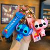 Cute Silicone Doll Keychain For Car And Bag Decoration