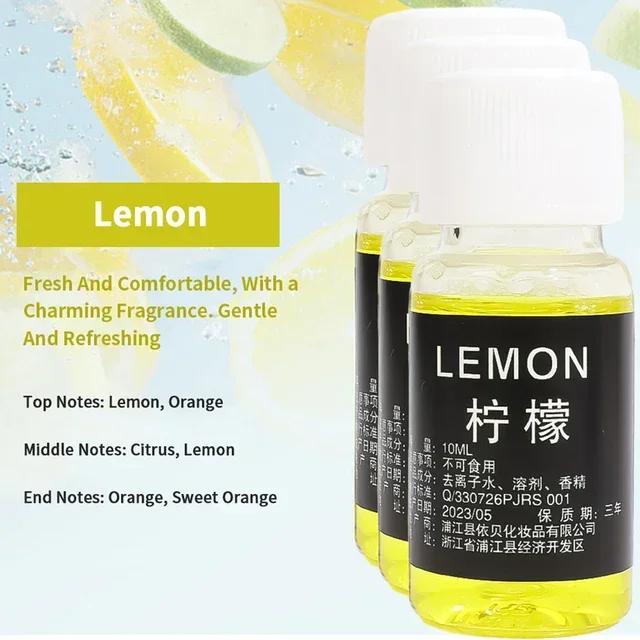 1/7pcs 10ml Car Perfume Supplement Natural Plant Oil Water Soluble Auto Air Freshener Home Fragrance Car Accessories
