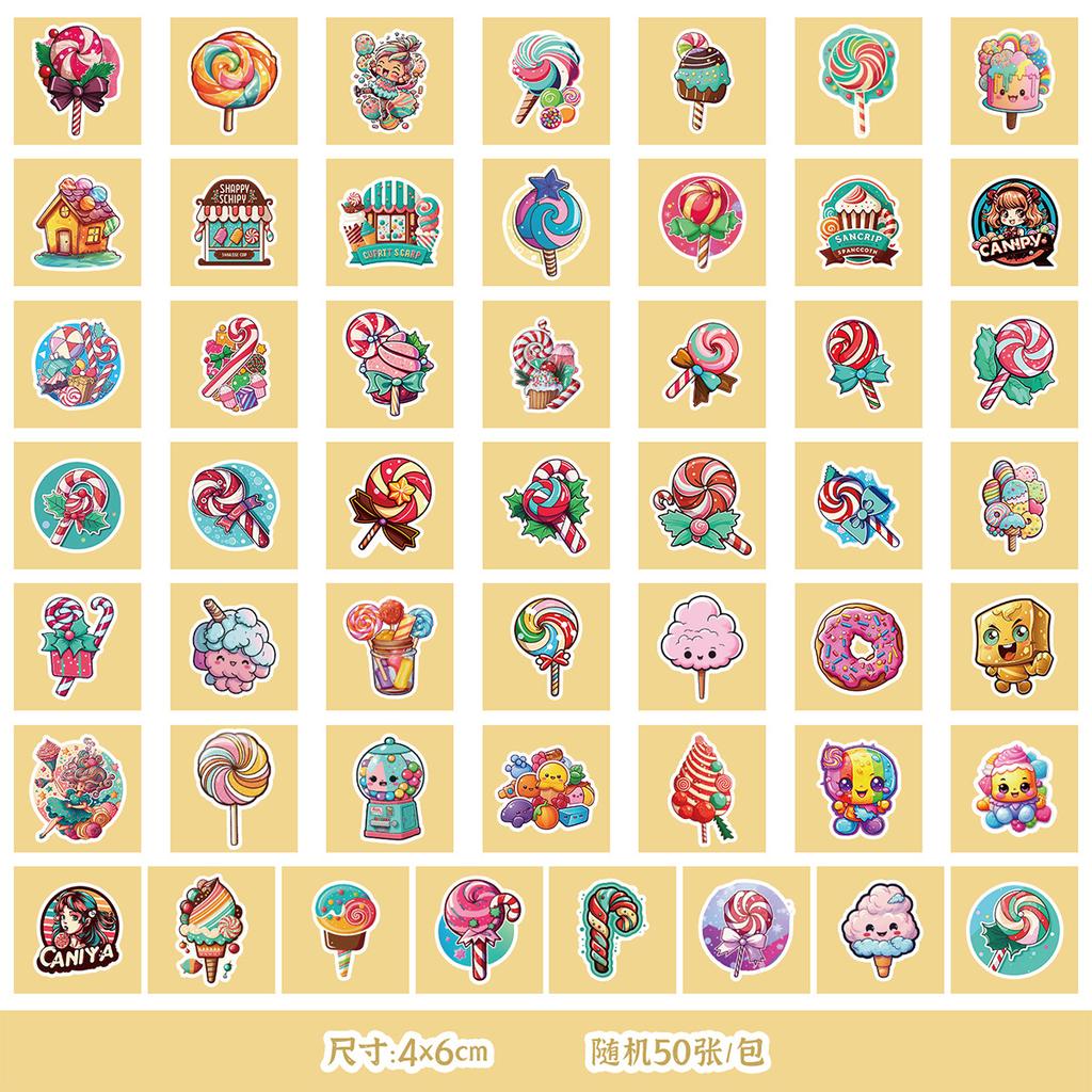50/100 Cute Little Girl Graffiti Stickers Mobile Phone Water Cup Decoration Waterproof Stickers DIY Hand Account Stickers