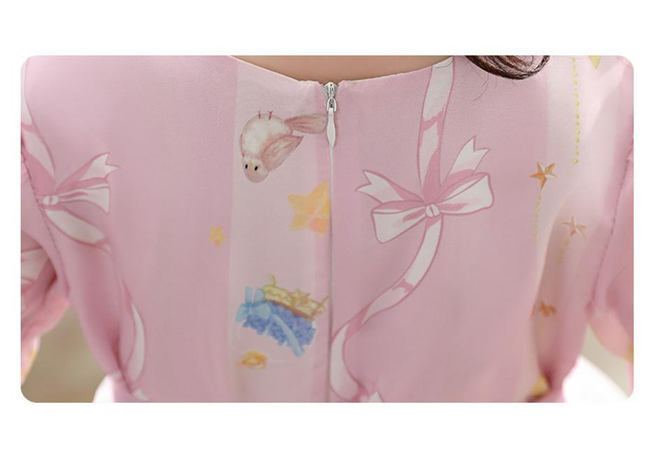 2026 New Lolita Princess Summer Short-Sleeve Stylish Girls' Dress