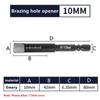 Dry Hole Opener Marble Hole Saw 6-16mm Drill Bit  Glass