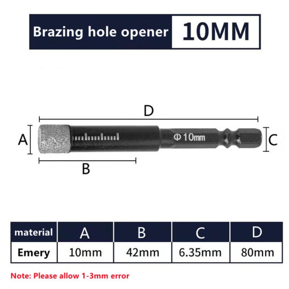 Dry Hole Opener Marble Hole Saw 6-16mm Drill Bit  Glass