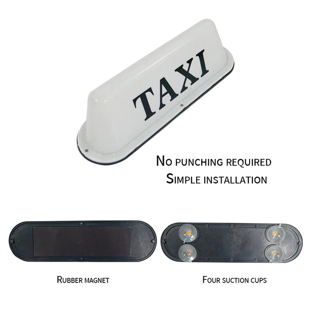 Illuminated Waterproof Cab Roof Replacement Topper Sign Lamp Vehicle Magnetic Super Bright Taxi Top Light Dome Universal