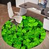 Four-Leaf Clover Luck: Nature's Perfect Symbol for Good Fortune!Round Non-Slip chair mat chair carpet for office Rugs for Office Decor Gift For Valent