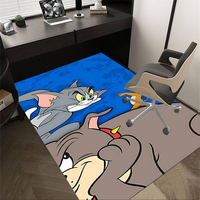 

1pc Tom and Jerry Carpet, for Home & Office Decor, Desk Chair Carpet, Festive GiftL1368 60cm by 90cm