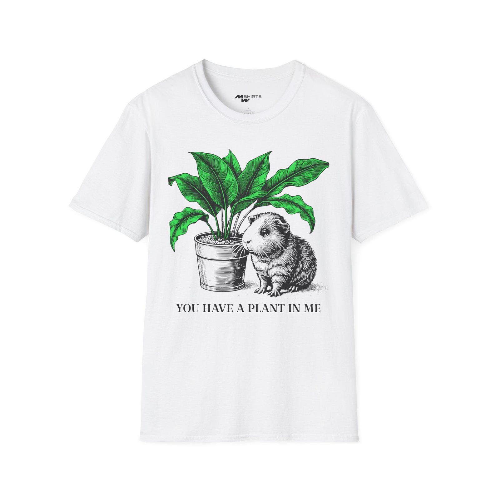 Vintage Guinea Pig Plant T-Shirt: Nature Lover Gift 4XL