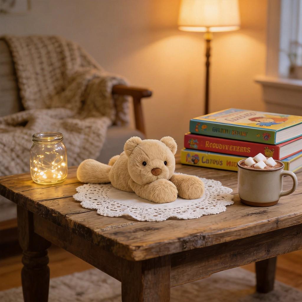 Mini Bear Plush Toy With Fiber Cotton Filling For Kid Gift And Holiday Decor