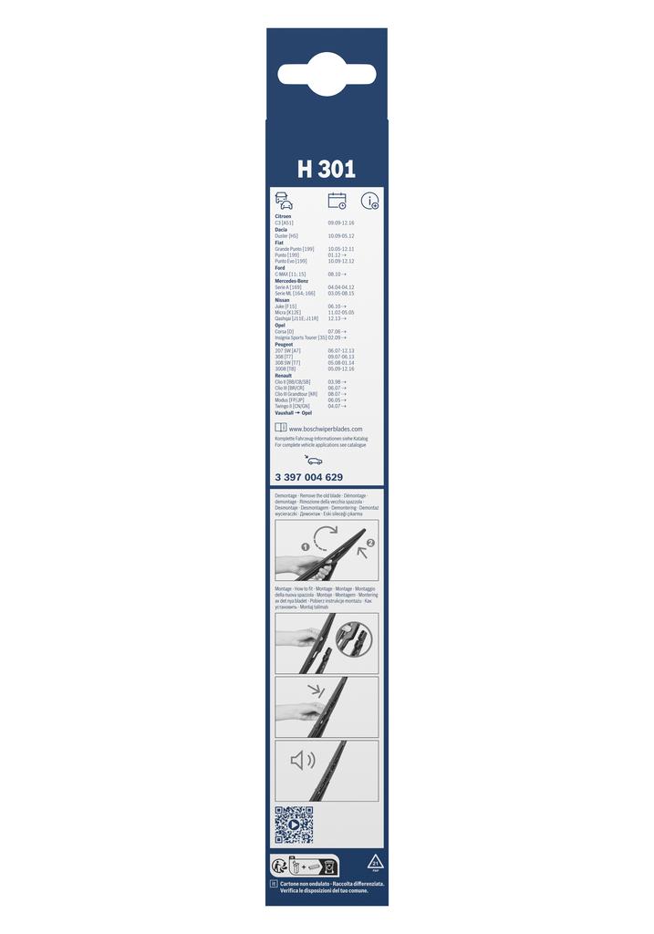 Wiper Blade - Length 1 []: 300