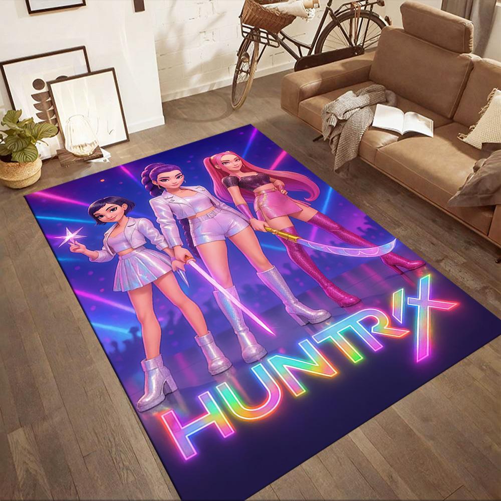 Galactic Huntress Trio Square rugs are a great choice for living rooms, bedrooms, home décor, and as gifts.