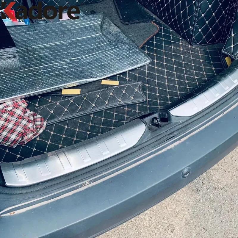 Car Accessories For Nissan Kicks    Steel Inner Rear Tunk Bumper Cover Trim Tailgate Door Sill Plate Guard Pad